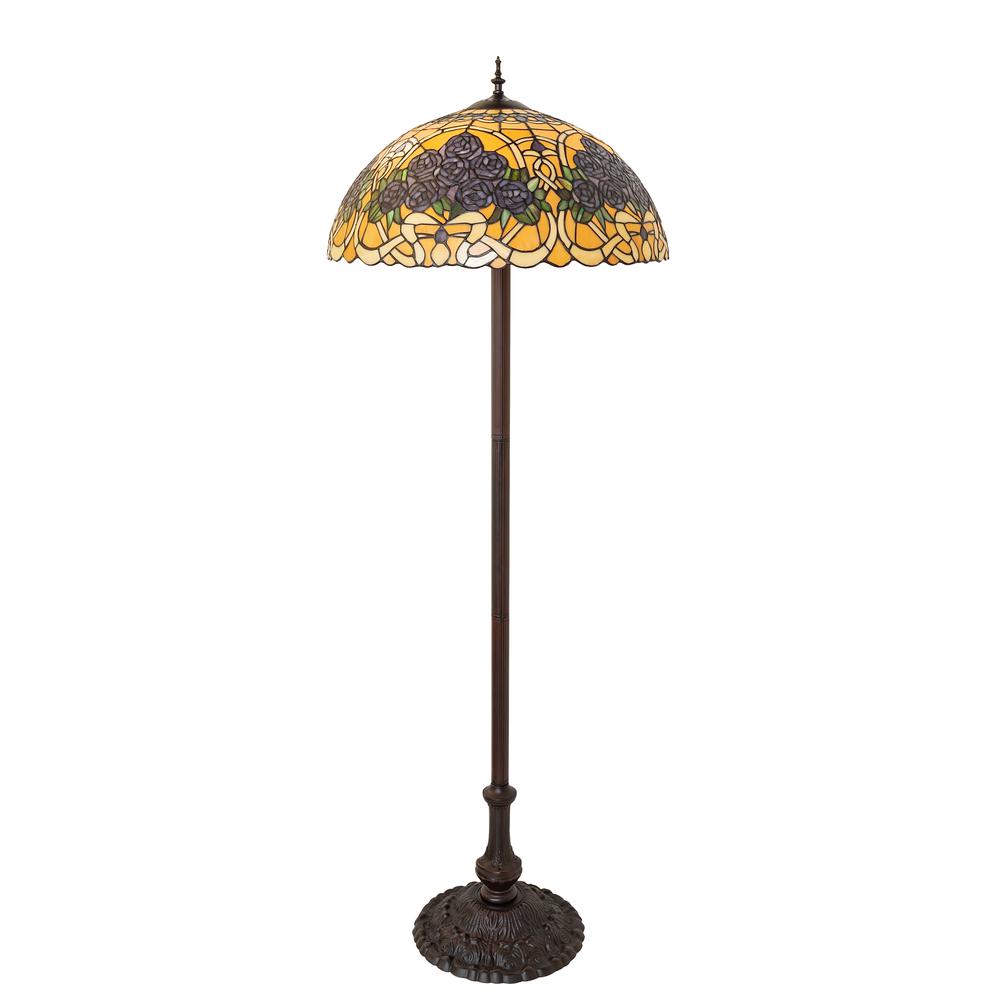 62" High Rose Bouquet Floor Lamp. Picture 1