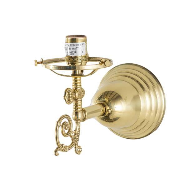 4.5" Wide Revival Gas & Electric Wall Sconce Hardware 242045. Picture 1