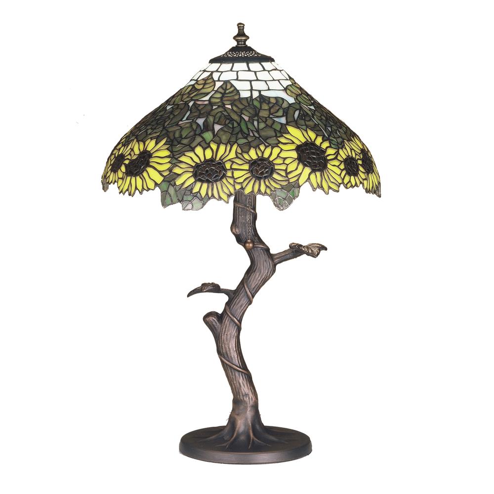 23.5"H Wild Sunflower Table Lamp. Picture 1