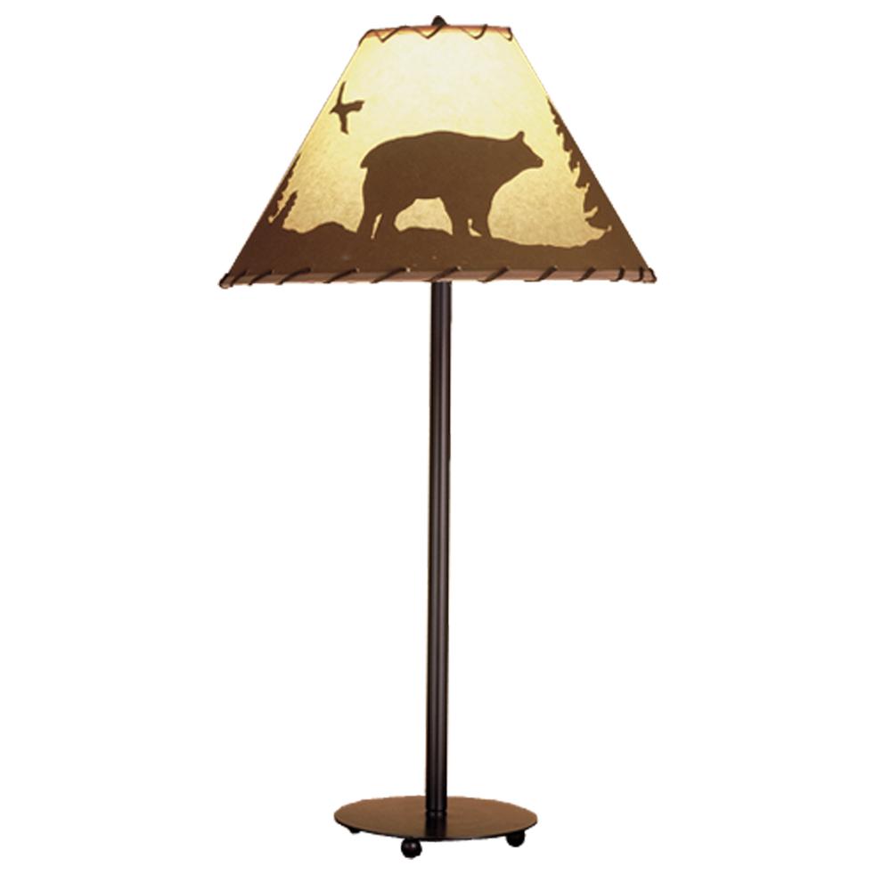 29"H Bear in the Woods Table Lamp. Picture 1