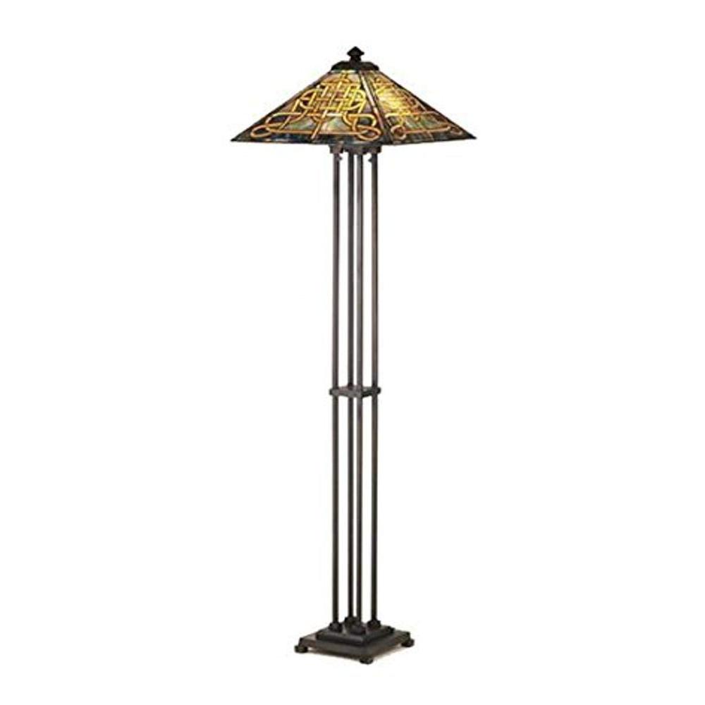 63"H Knotwork Mission Floor Lamp 48023. Picture 1