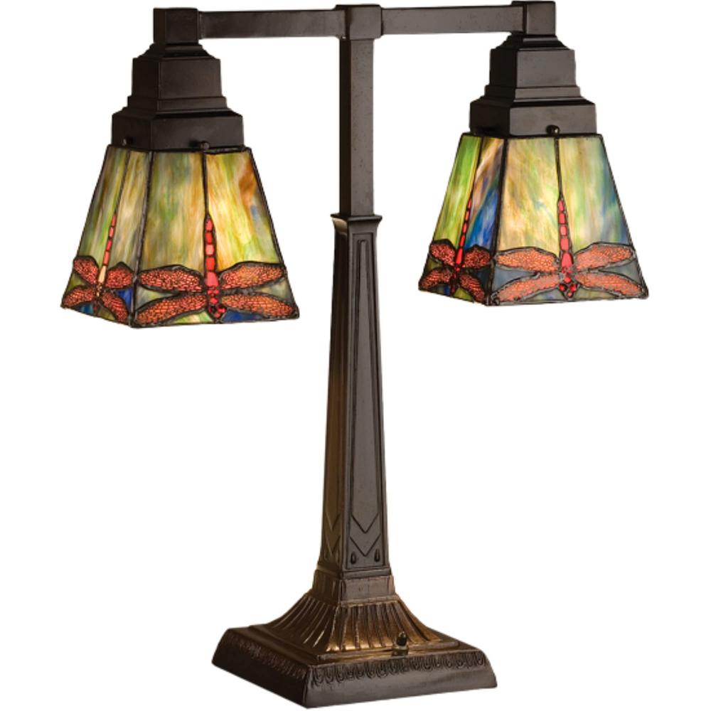 19.5"H Prairie Dragonfly 2 Arm Desk Lamp 48203. Picture 1