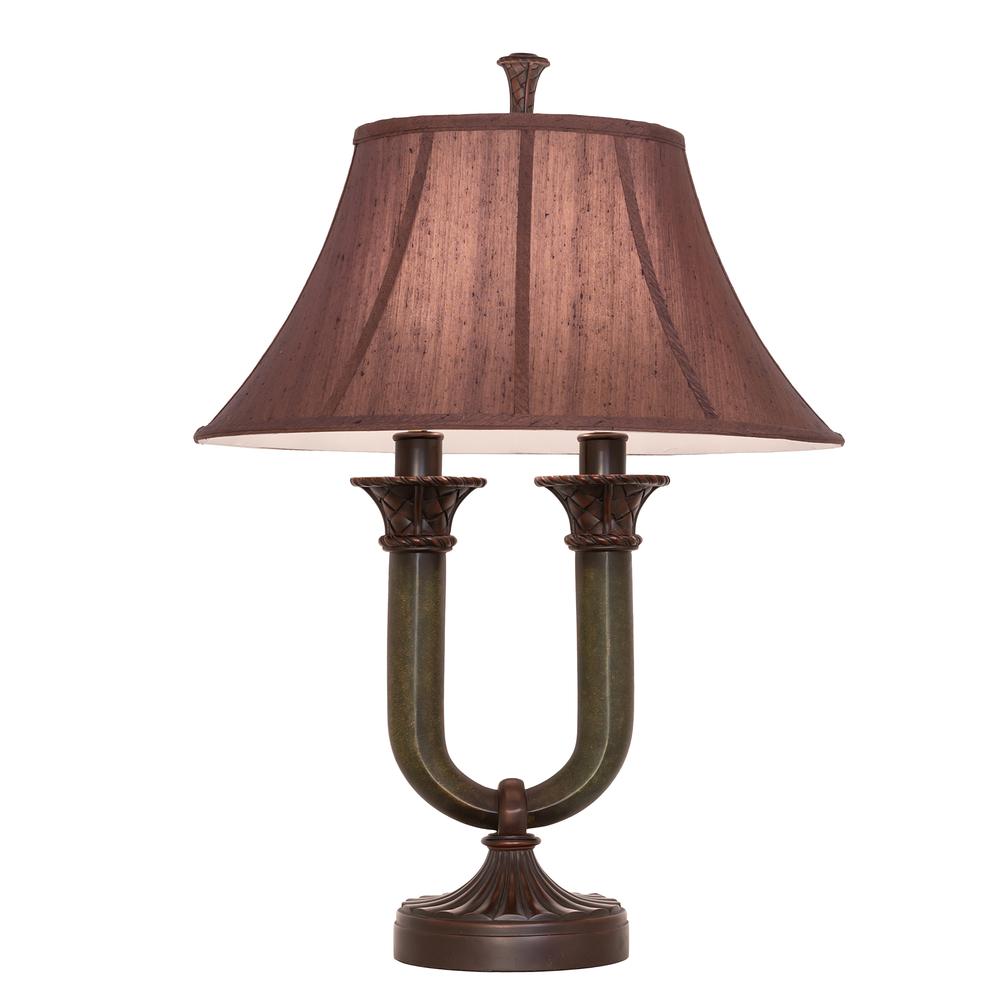 29" High Cypress Fabric Table Lamp. Picture 1