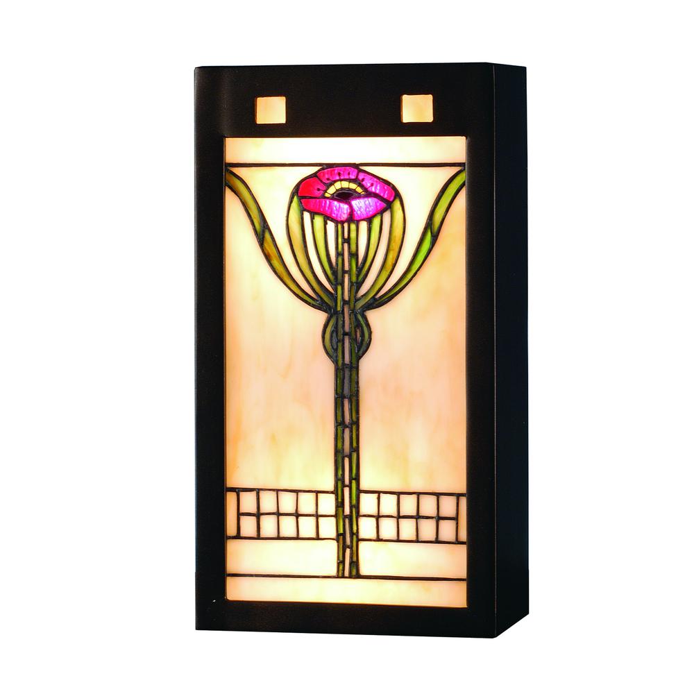 7.5"W Parker Poppy Wall Sconce. Picture 1