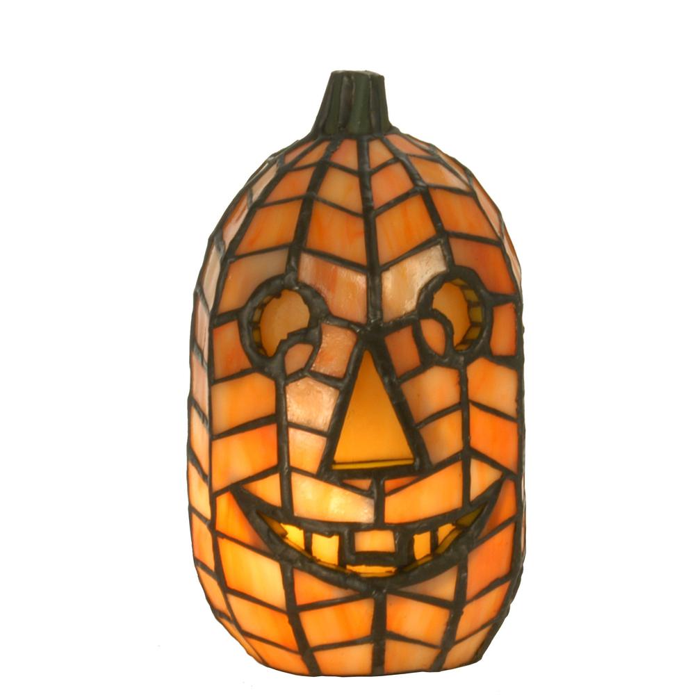 8.5"H Jack O'Lantern Accent Lamp 68100. Picture 1