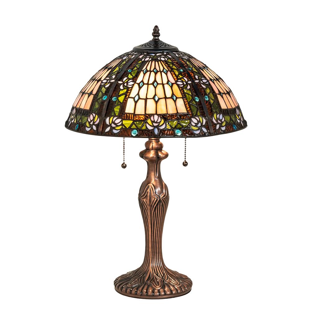 23" High Fleur-de-lis Table Lamp. Picture 1