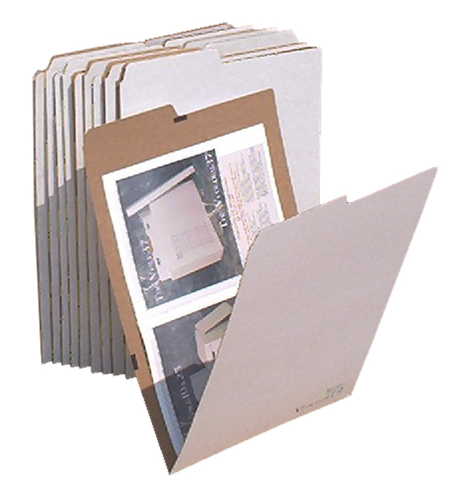 VFolder19, Vertical Flat Folder, Stores Flat Items Up to 12”x18”, 10/PK. Picture 1