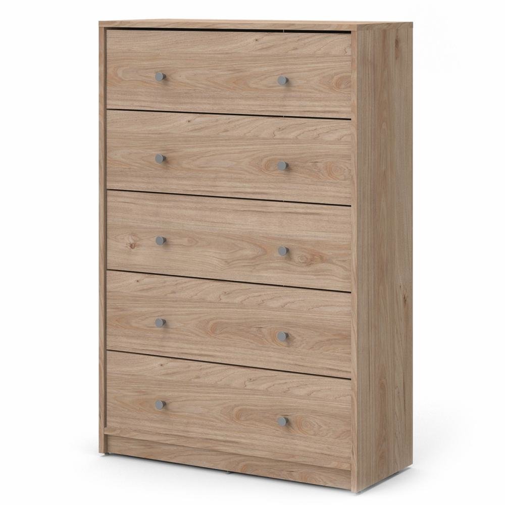 Portland 5 Drawer Chest, Jackson Hickory. Picture 2