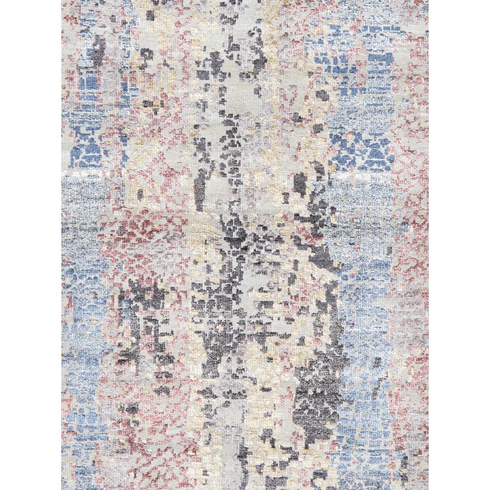 Pasargad Home Modern Gemstone Collection Hand-Knotted Silk & Wool Area Rug- 8' 2" X 10' 0"  - GEM-3 8x10. Picture 2