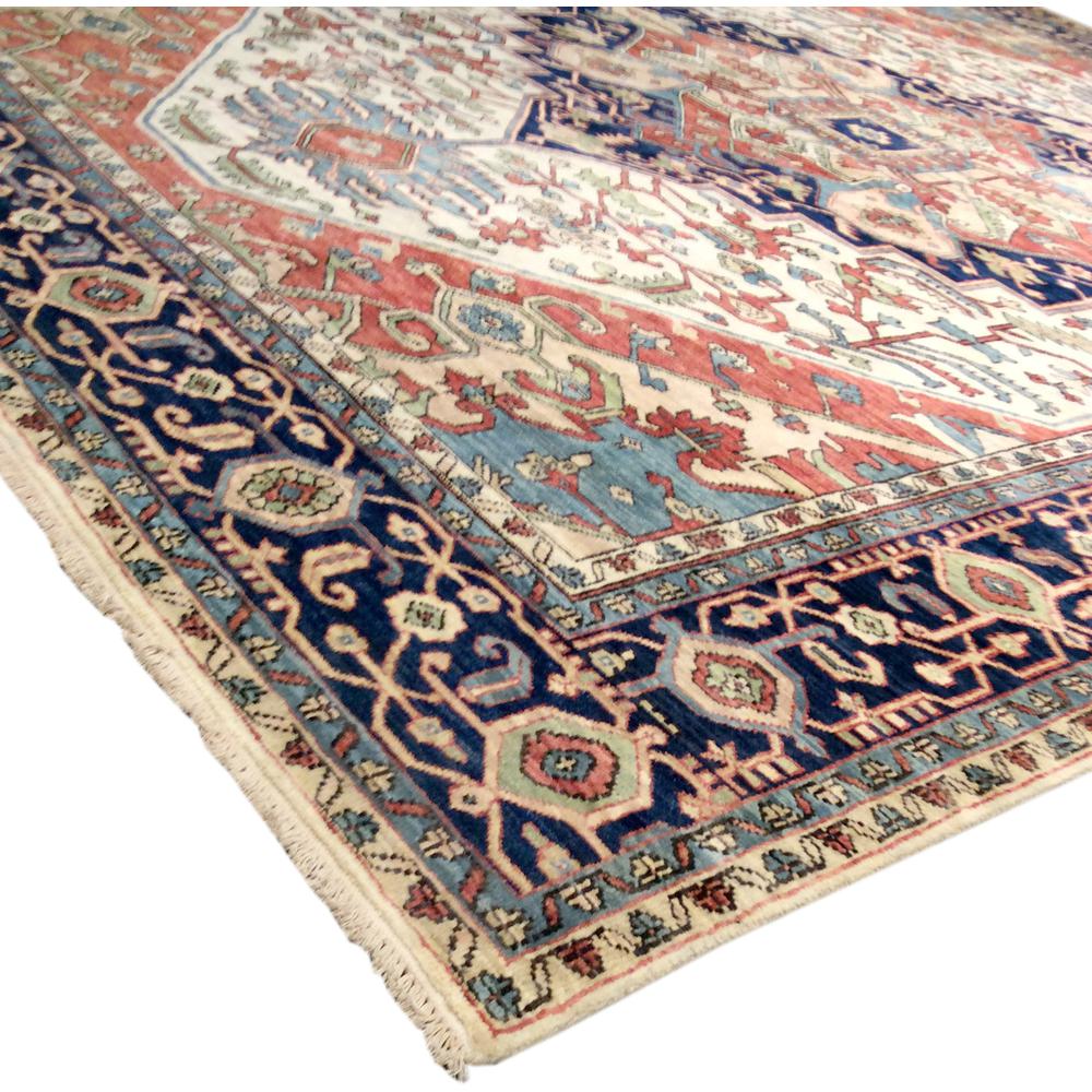 Pasargad Home Serapi Collection Hand-Knotted Wool Area Rug- 9'11" X 14' 1" - PH-3 10x14. Picture 4