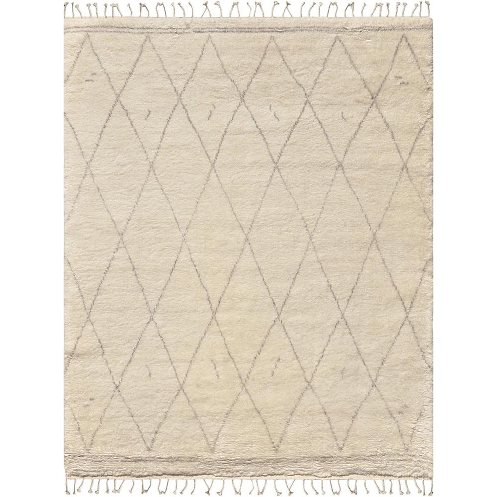 Pasargad Home Casablanca Moroccan Collection Hand-Knotted Wool Area Rug- 5' 6" X 8' 6"  - PLW-01 6x9. Picture 1