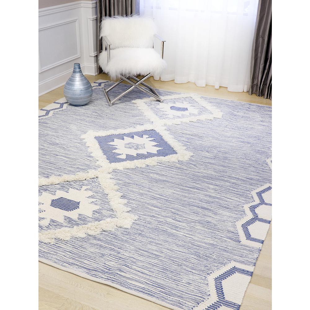 Pasargad Santa Fe Collection Cotton & Wool Area Rug- 8' 0" X 10' 0" - SF-03 8x10. Picture 5