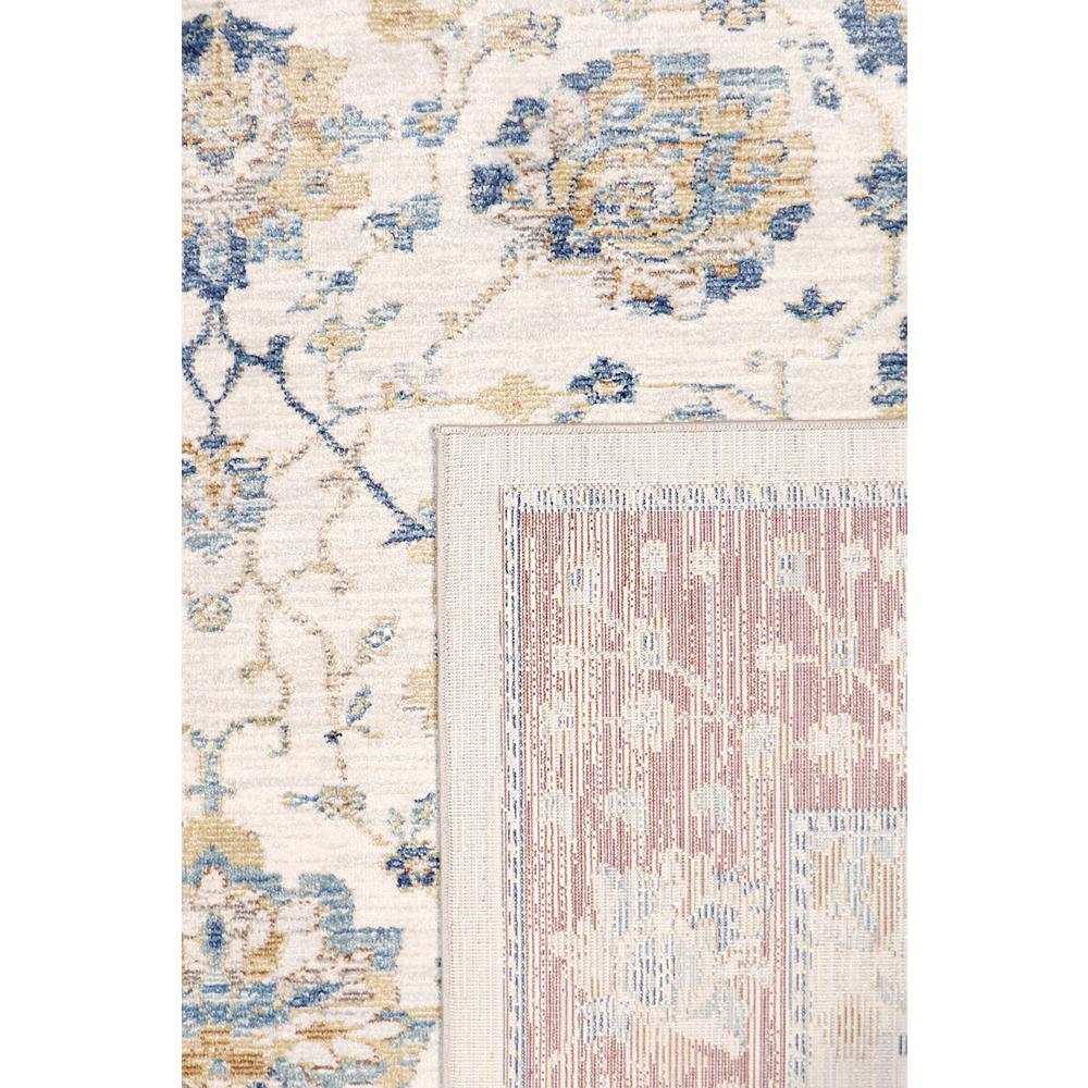 Pasargad Home Heritage Collection Power Loom Ivory & Rust Area Rug- 5' 0" X 8' 0" - PFH-01 5x8. Picture 5