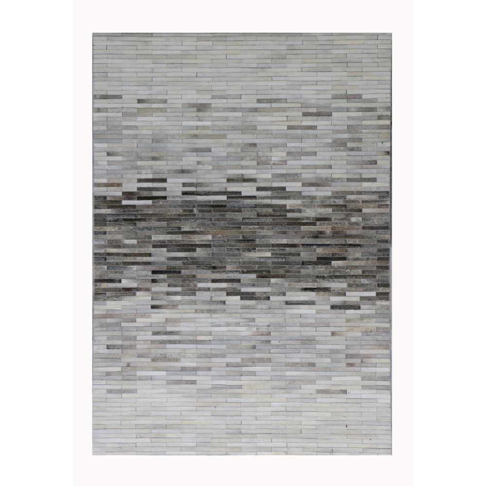 Pasargad Home Galaxy Hand-Loomed Silver Cowhide Area Rug- 8' 9" X 11' 9" - PTX-1960 9x12. The main picture.