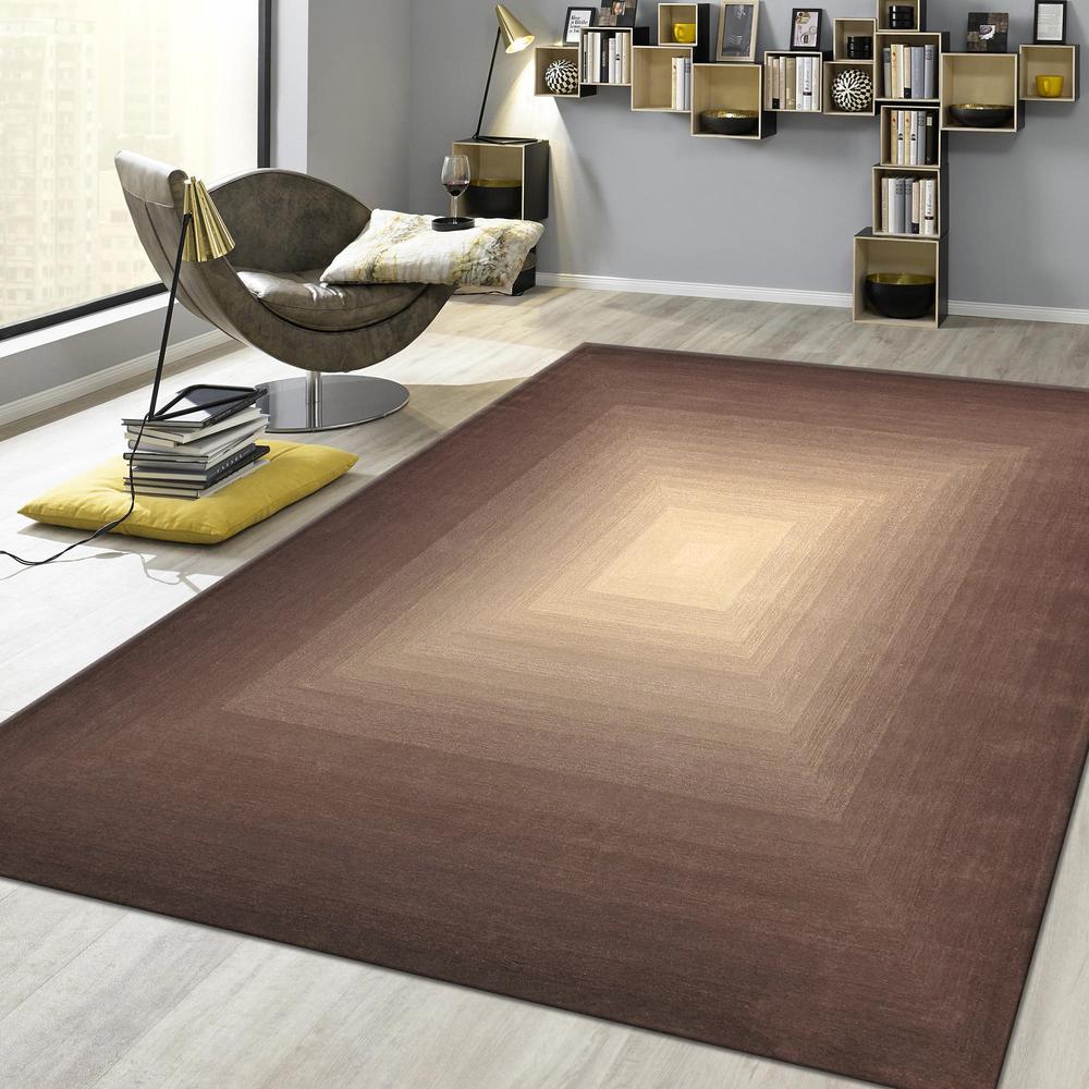 Pasargad Home Rodeo Collection Hand-Tufted Silk & Wool Area Rug 7' 9" X 9' 9" - PCC-03 8X10. Picture 5