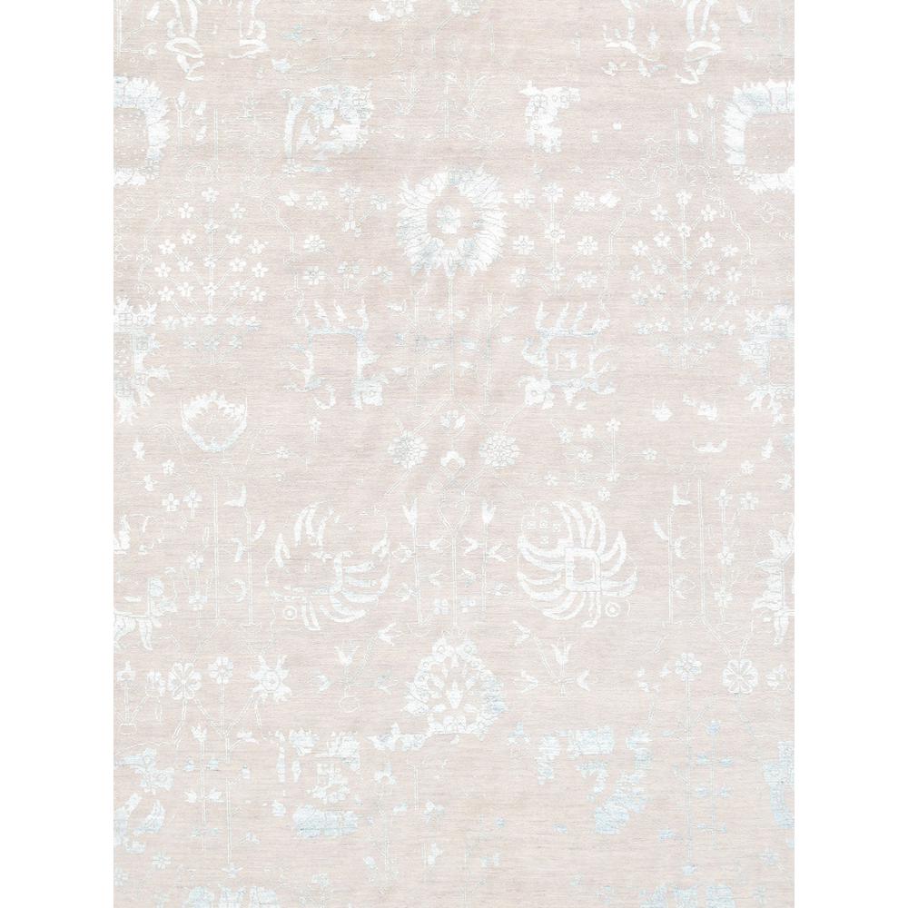 Pasargad Home Transitiona Collection Hand-Knotted Silk & Wool Area Rug-10' 0" X 13' 5" - 971930. Picture 2