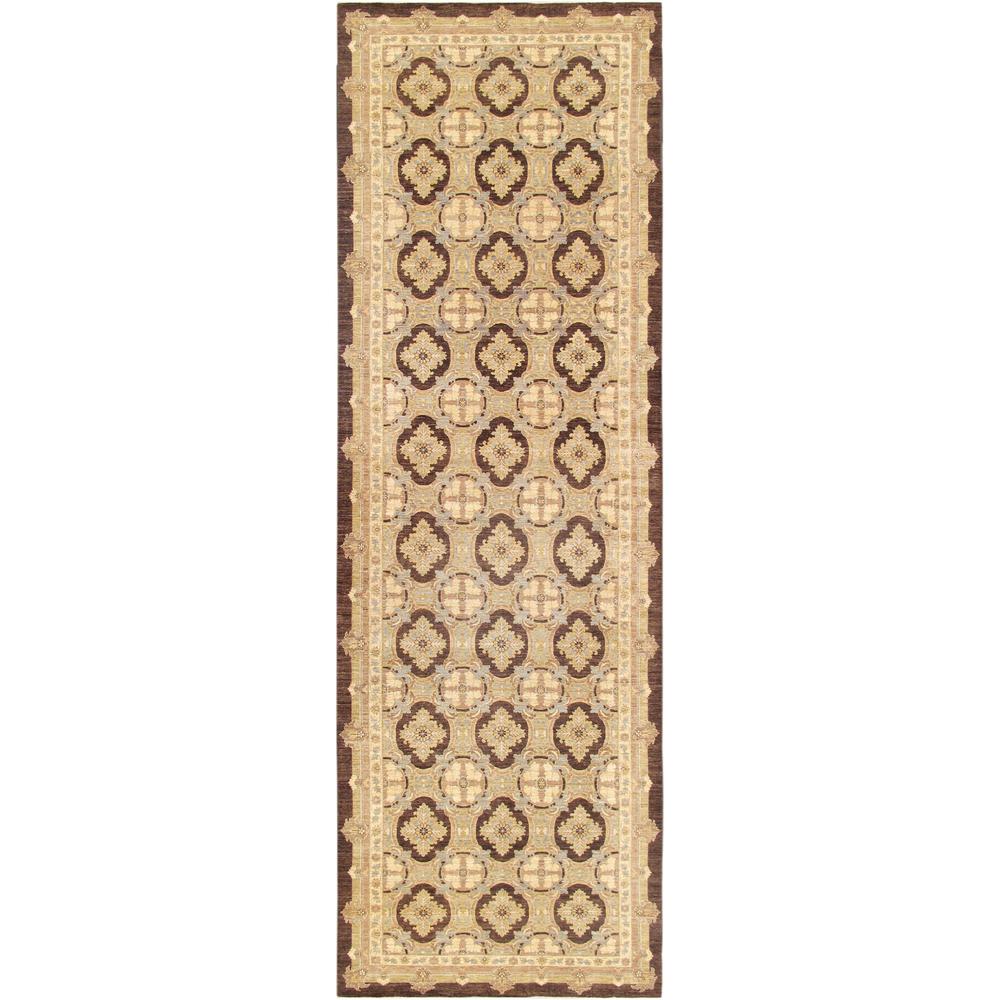 Pasargad Home Ferehan Collection Hand-Knotted Lamb's Wool Area Rug- 6' 6" X 20' 9"  - PAN-6024 7x21. Picture 1
