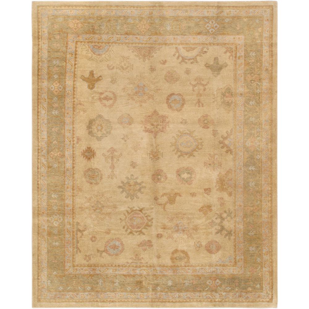 Pasargad Home Turkish Oushak Collection Hand-Knotted Lamb's Wool Area Rug- 7'11" X 10' 0" - PDT-12 8X10. Picture 1