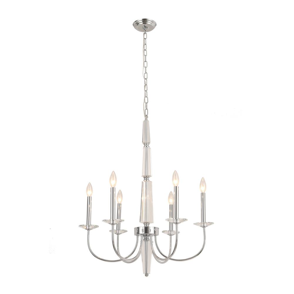 Pasargad Home Hestia Collection Metal & Cystal Chandelier Lights. Picture 2