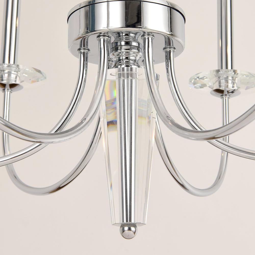 Pasargad Home Hestia Collection Metal & Cystal Chandelier Lights. Picture 3
