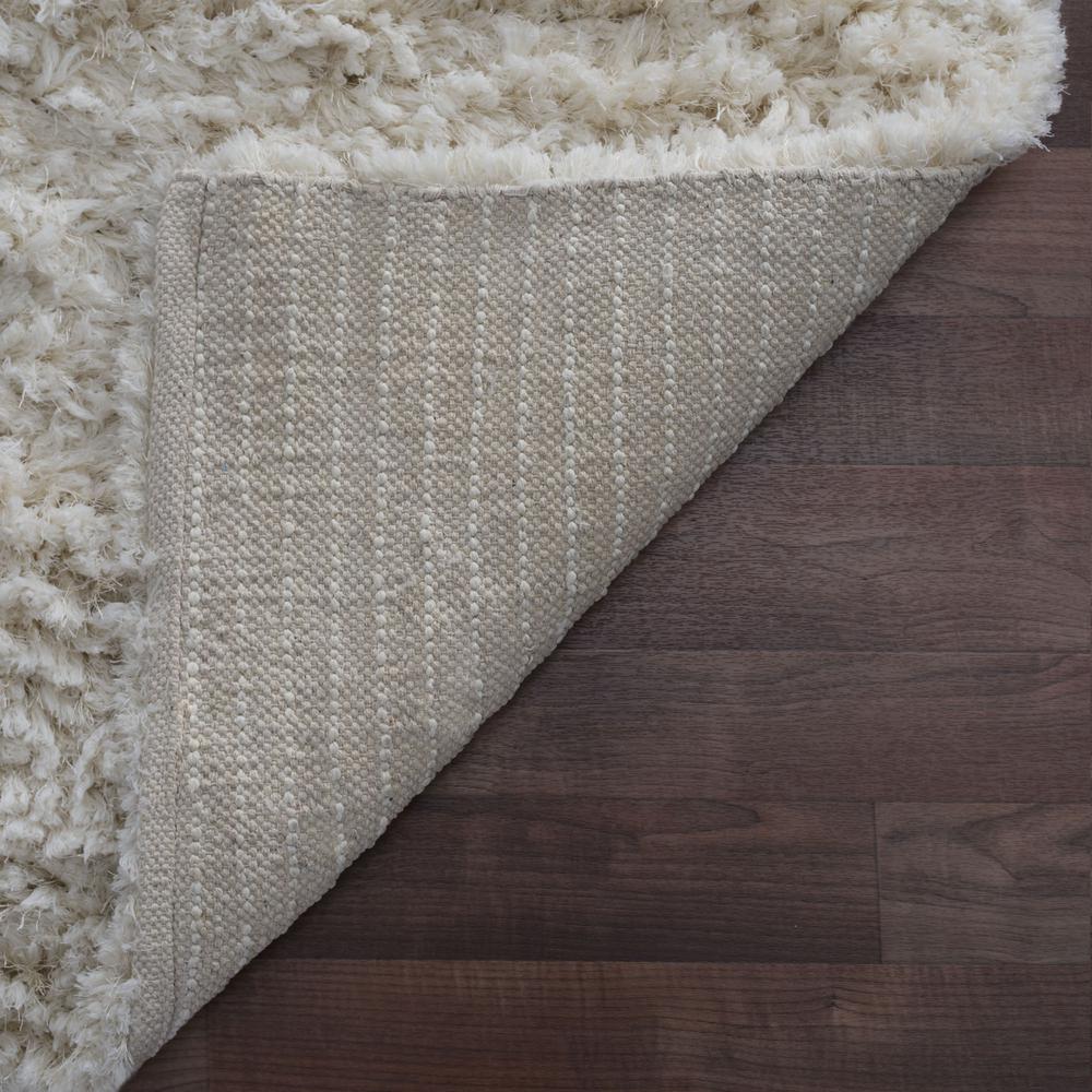 Paris Shag Collection Hand-Woven Poly & Cotton Shaggy Area Rug- 12' 0" X 15' 0" - PPSR-13121 12x15. Picture 5