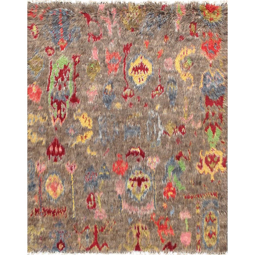 Pasargad Home Moroccan Collection Hand-Knotted Wool Area Rug-  7'10" X  9' 7" - PSL-2020 8x10. Picture 1