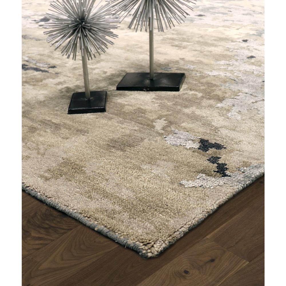 Pasargad Home Transitional Collection Hand-Knotted Silk & Wool Area Rug- 8'11" X 11'10" - PSS-01 9x12. Picture 3