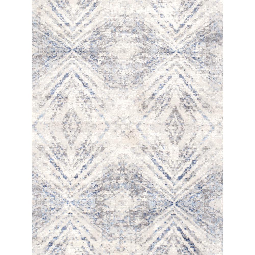 Pasargad Home Efes Design Light Grey Fabric Area Rug- 6' 0" X 6' 0". Picture 2