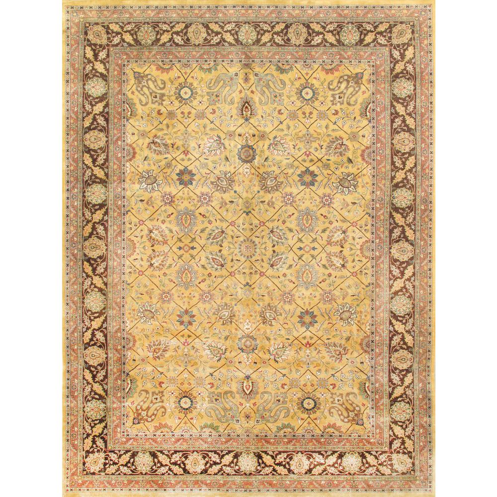 Pasargad Home Tabriz Collection Hand-Knotted Lamb's Wool Area Rug- 8' 10" X 11' 10"  - 024444. Picture 1