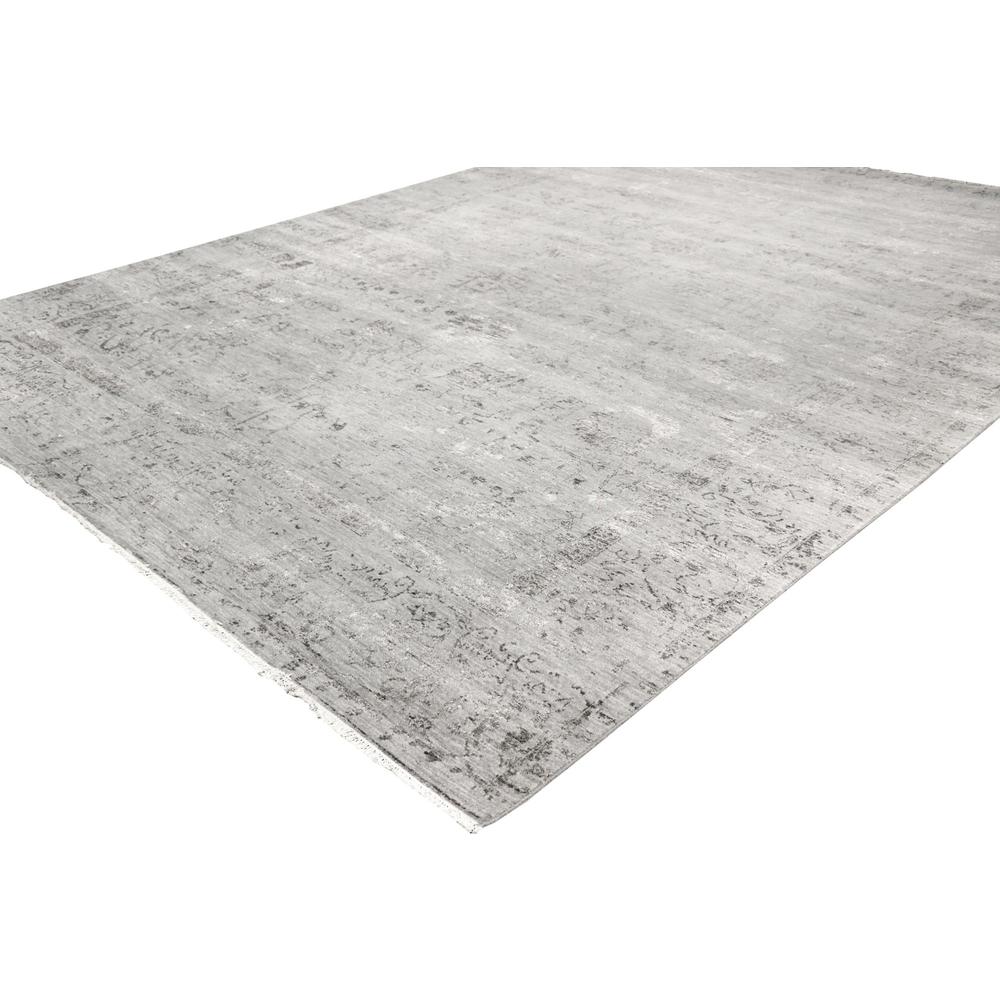 Pasargad Home Transitiona Collection Hand-Knotted Silk & Wool Area Rug- 9' 0" X 12' 0" - VASE-3JBB 9x12. Picture 3