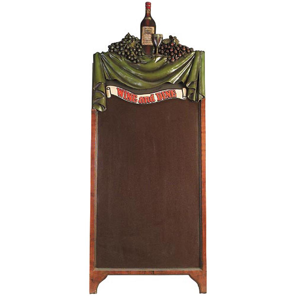 Wine and Dine Chalkboard with Stand 62" Tall. Picture 1