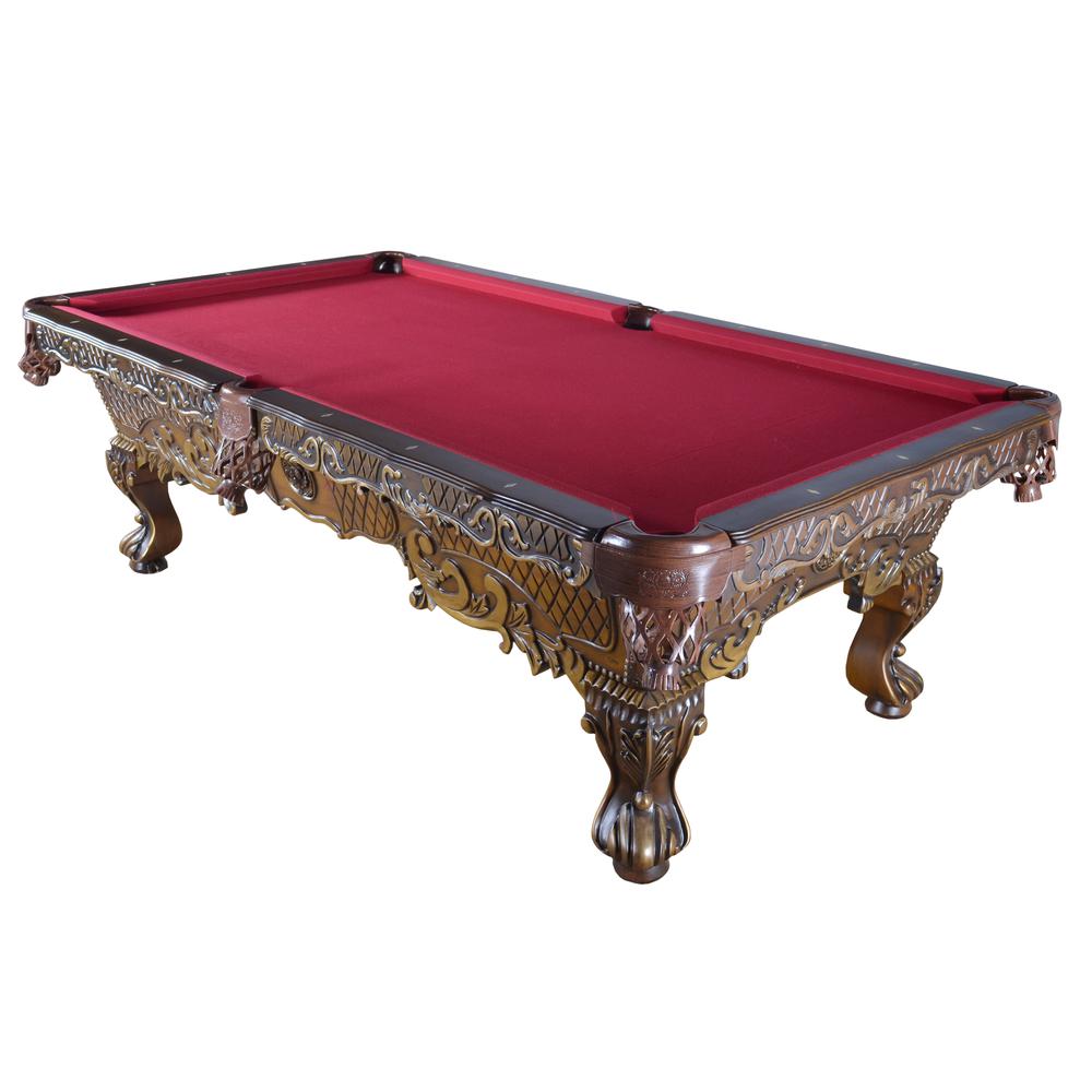Victorian Carved Pool Table Professional Size L (KIT). The main picture.