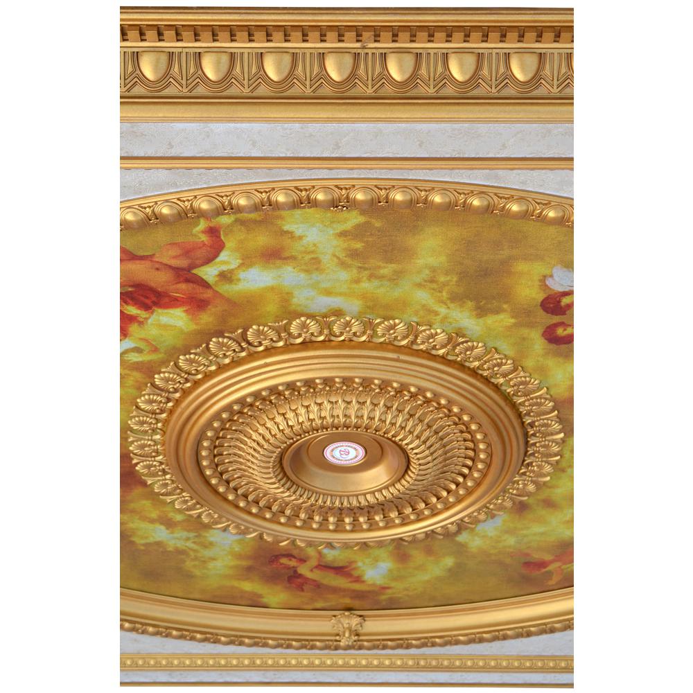 Classical Design Rectangular Ceiling Medallion 6ft x 8ft. Picture 3