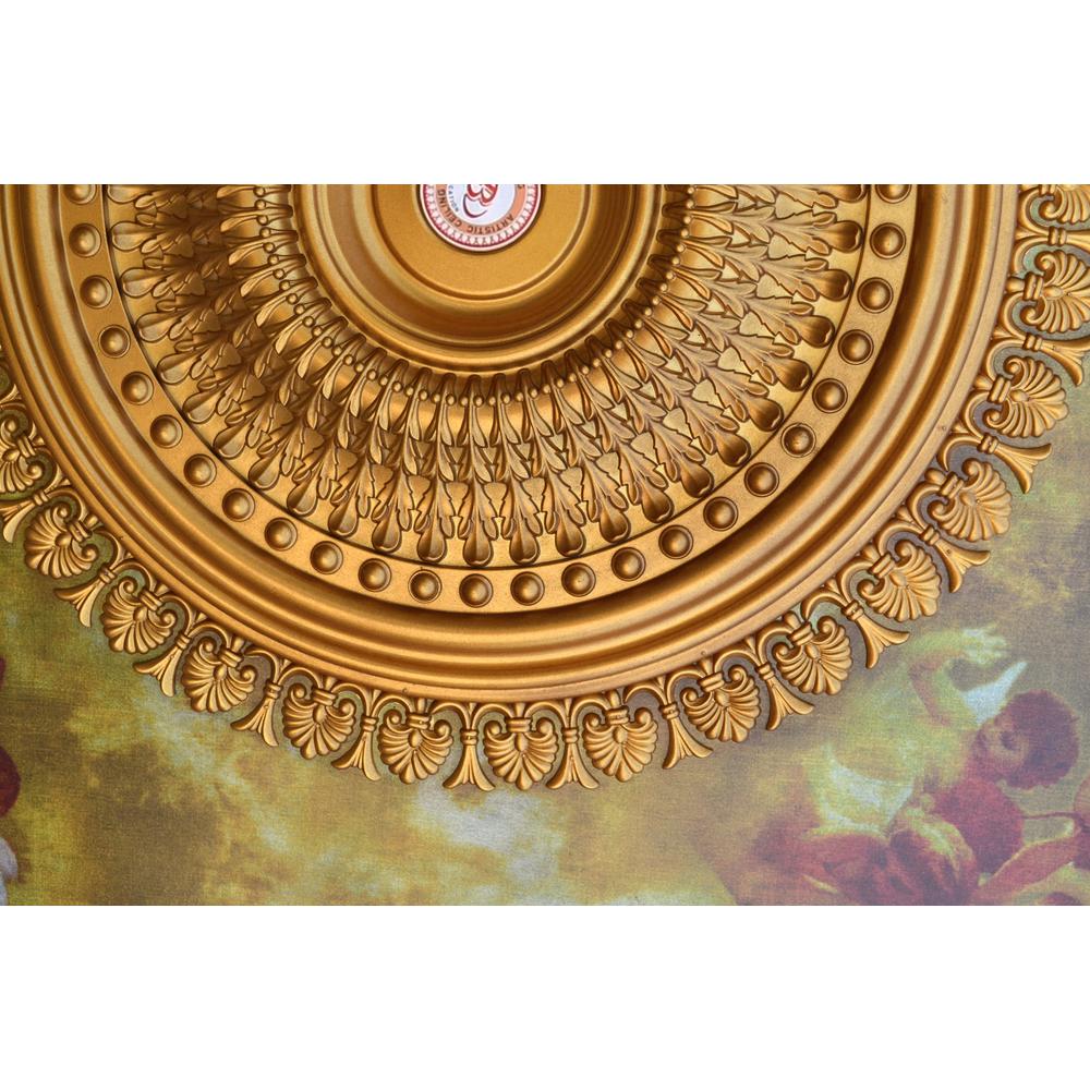 Classical Large Oval Chandelier Ceiling Medallion 79 inches. Picture 2