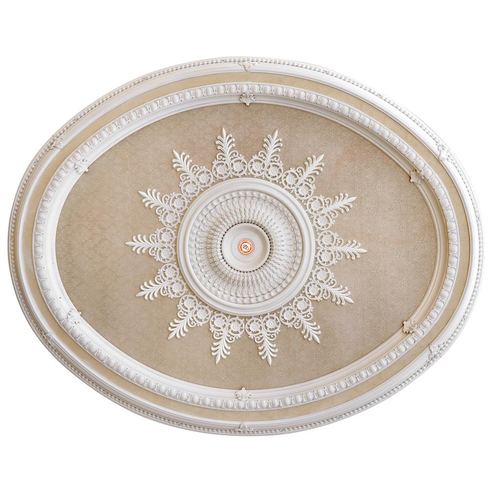 Blanco Oval Chandelier Ceiling Medallion 79 inches. Picture 1