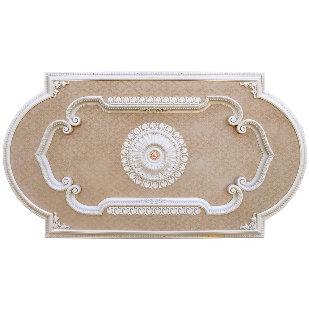 Blanco Rectangular Chandelier Ceiling Medallion 94 inches. Picture 1