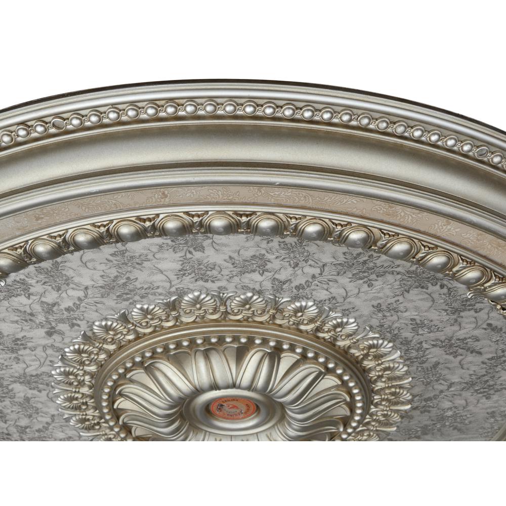 Champagne Round Chandelier Ceiling Medallion 47. Picture 2