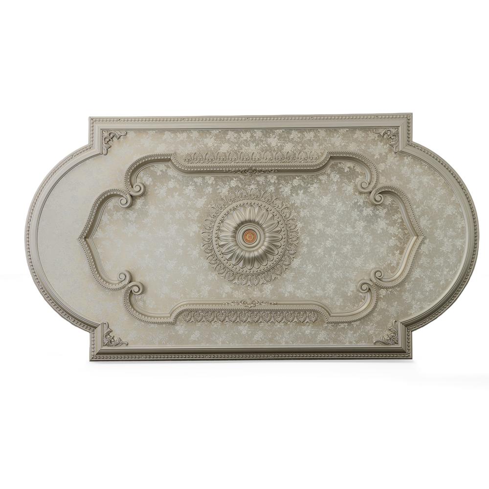 Champagne Rectangular Chandelier Ceiling Medallion 94 inches. Picture 1