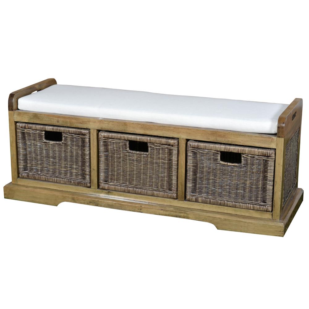 Livingston Storage Bench. Picture 1