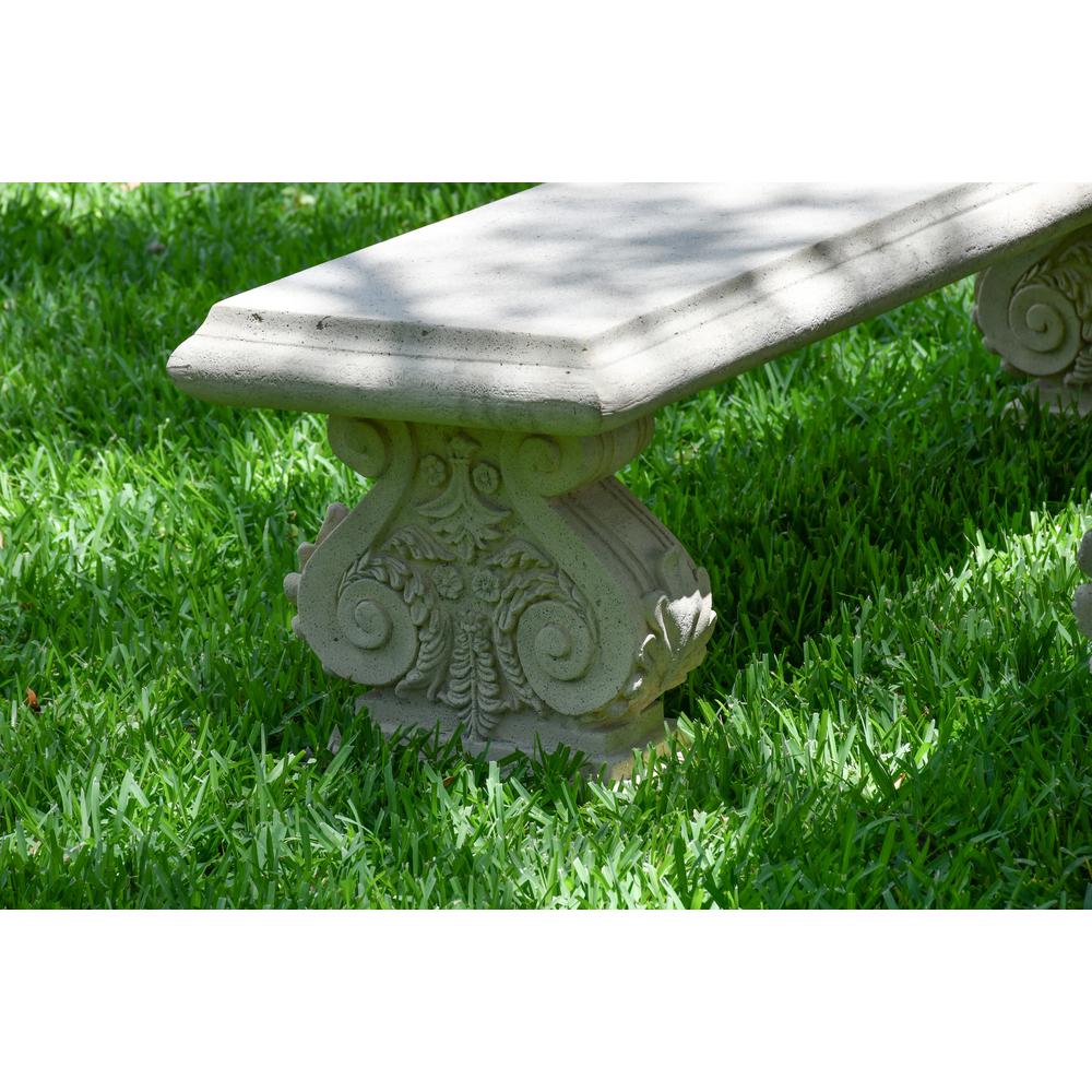 Classic Acanthus Garden Table and Bench set of 3 (KIT). Picture 2