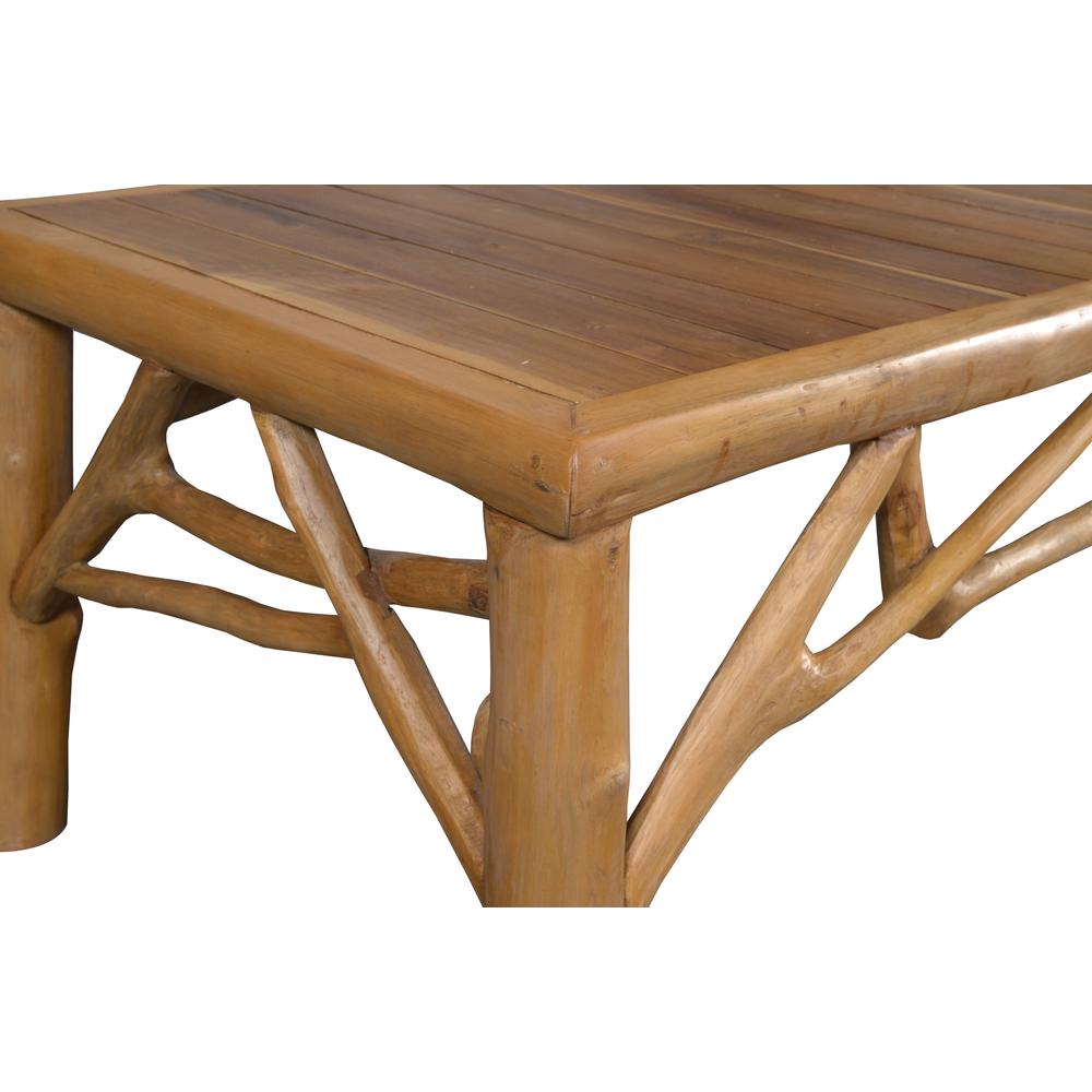 Teak Lodge Coffee Table. Picture 4
