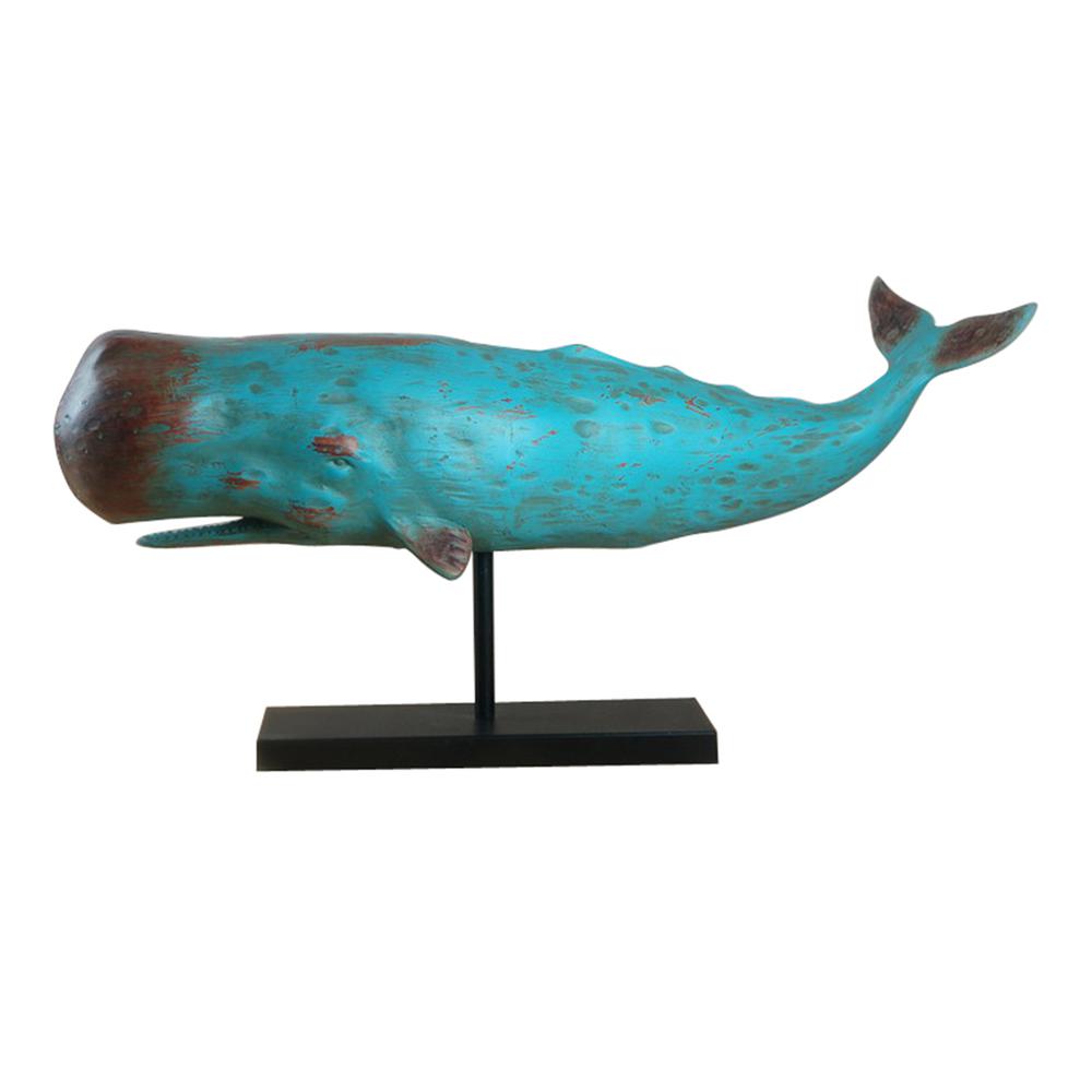 Blue Whale on Metal Base. Picture 1
