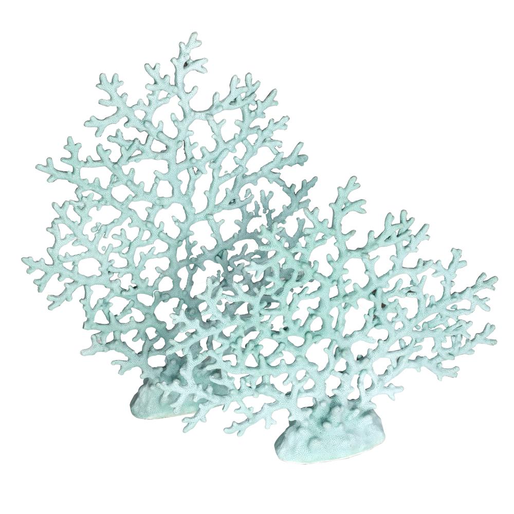 Blue Coral Tree Set of 2. Picture 1