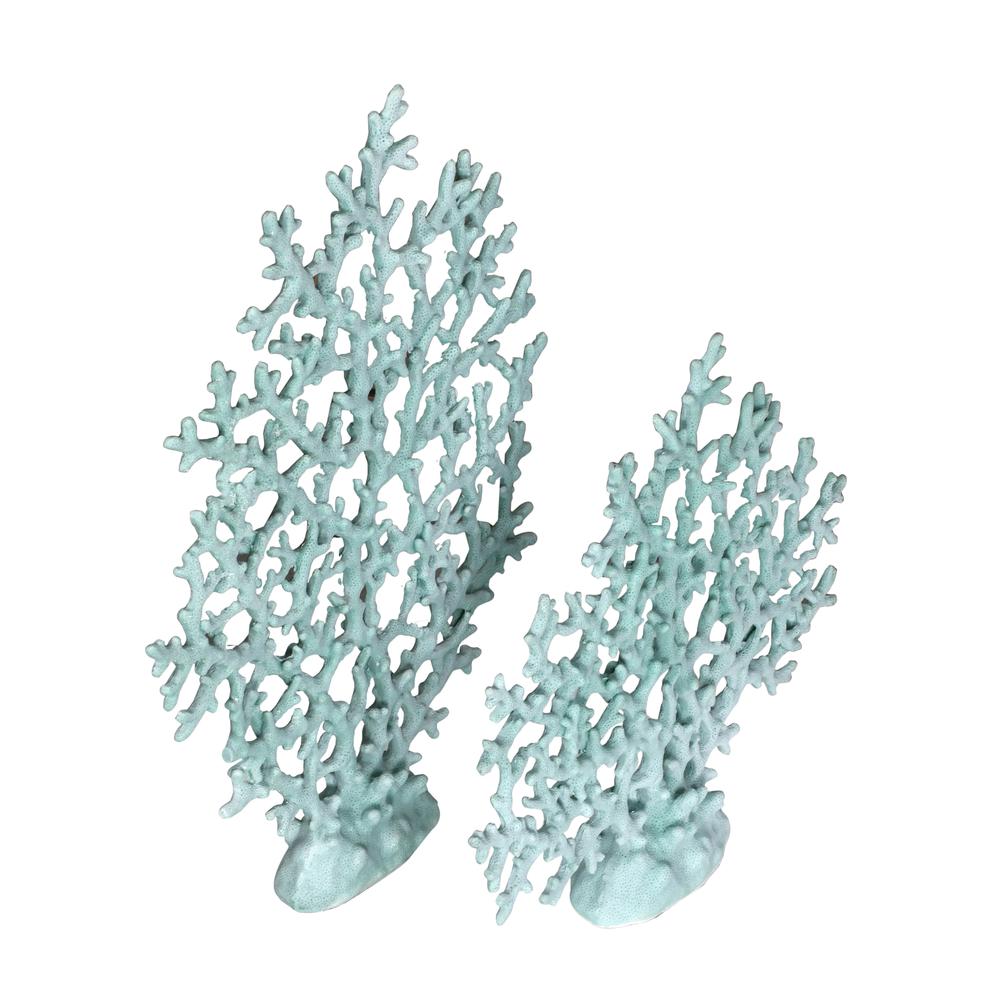 Blue Coral Tree Set of 2. Picture 4