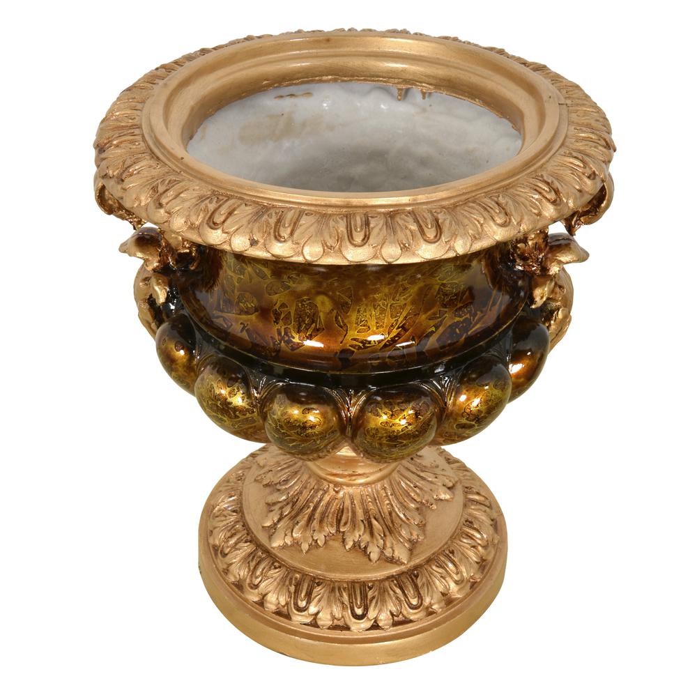 Golden Swirl Classic Vase 12.75. Picture 2