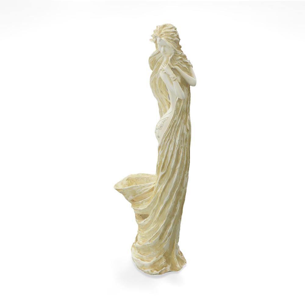 Ivory Lady Vase. Picture 1