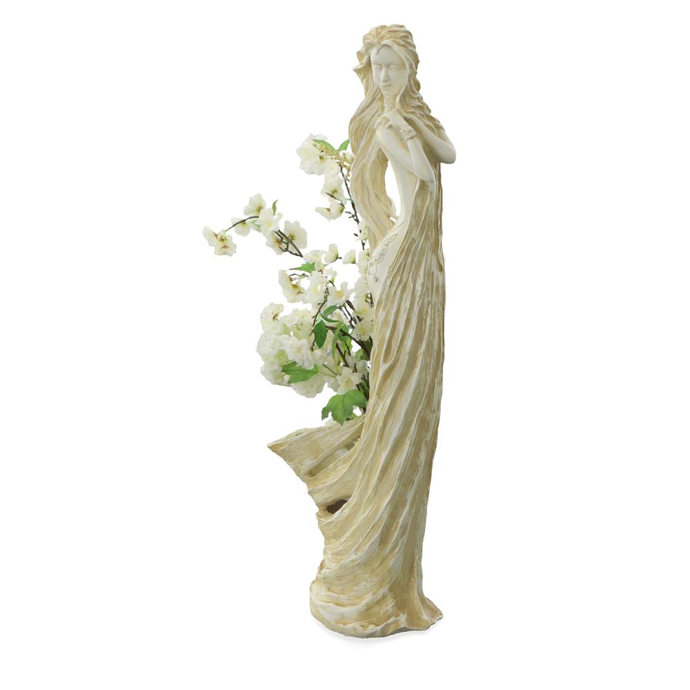 Ivory Lady Vase. Picture 3
