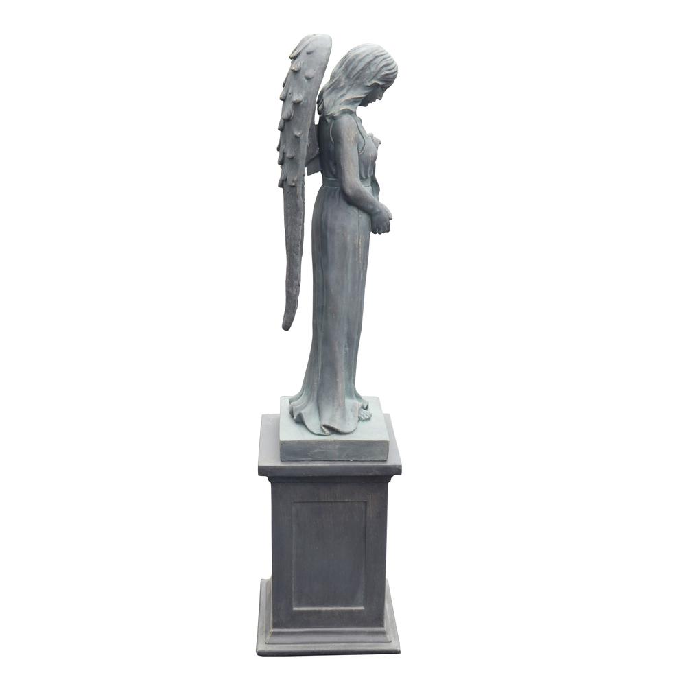 Angel with Flowers on Base (KIT). Picture 4