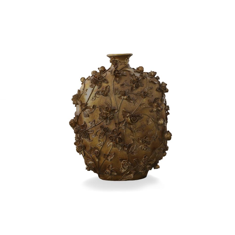 Golden Garden Jar Vase. Picture 2