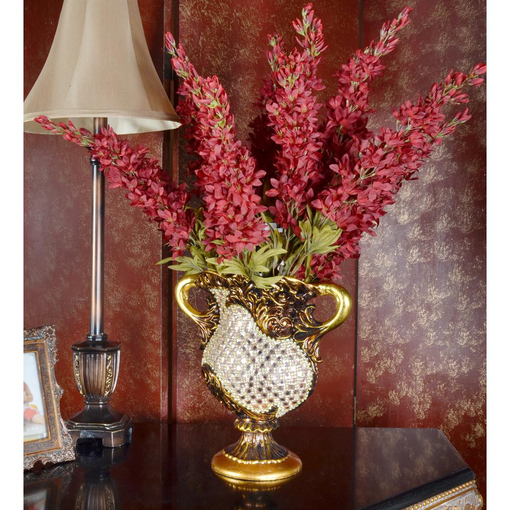 Old World Rose Crystal  Vase. Picture 5